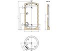 Wärme-, Kältepufferspeicher WPPS 500 l 344590 - Atlantic-Wassererwärmer