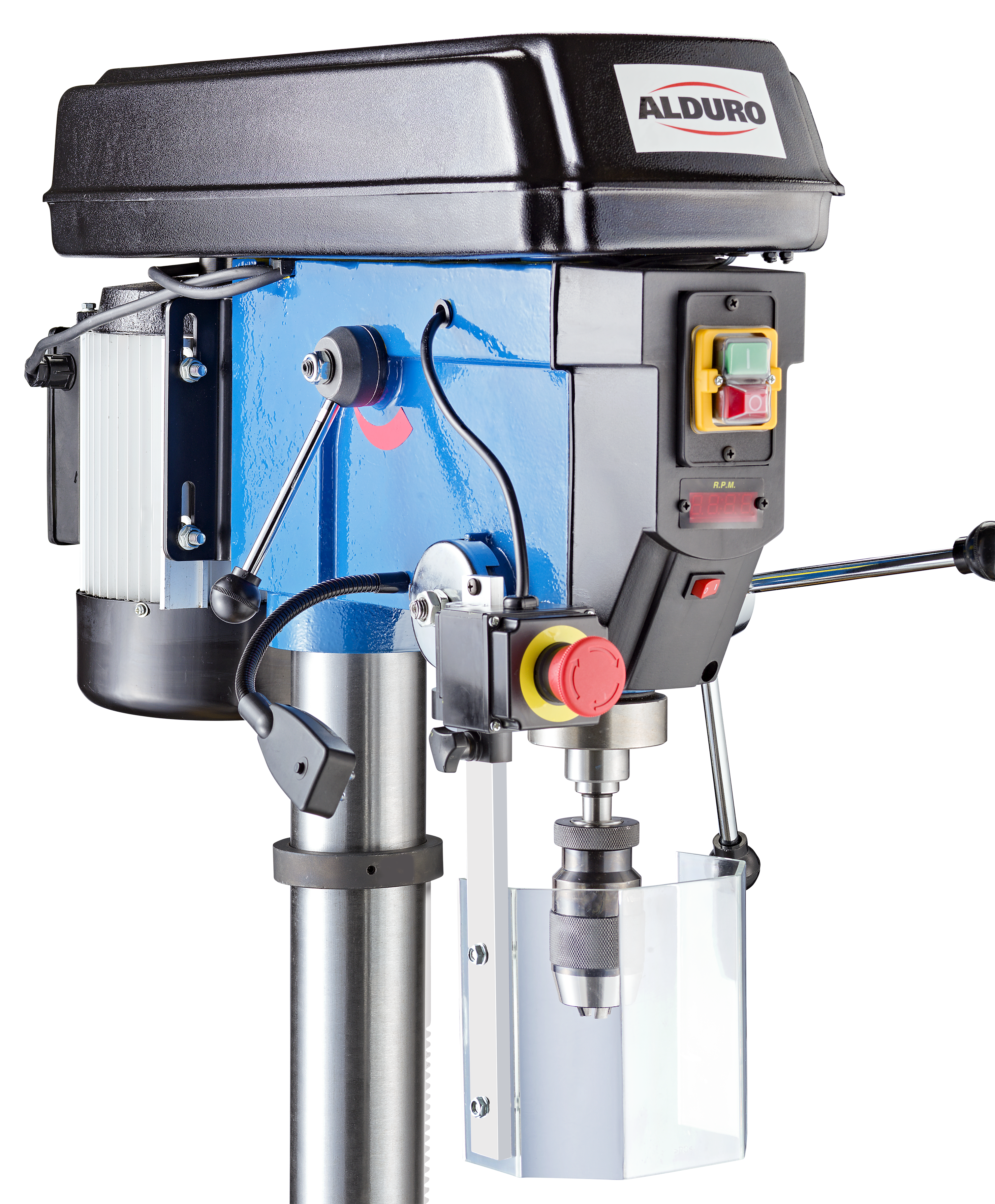 ALDURO Tischbohrmaschine BM-25VL 230V , MK2 , 390 - 2200 min-1 , elektronisch - Bohren