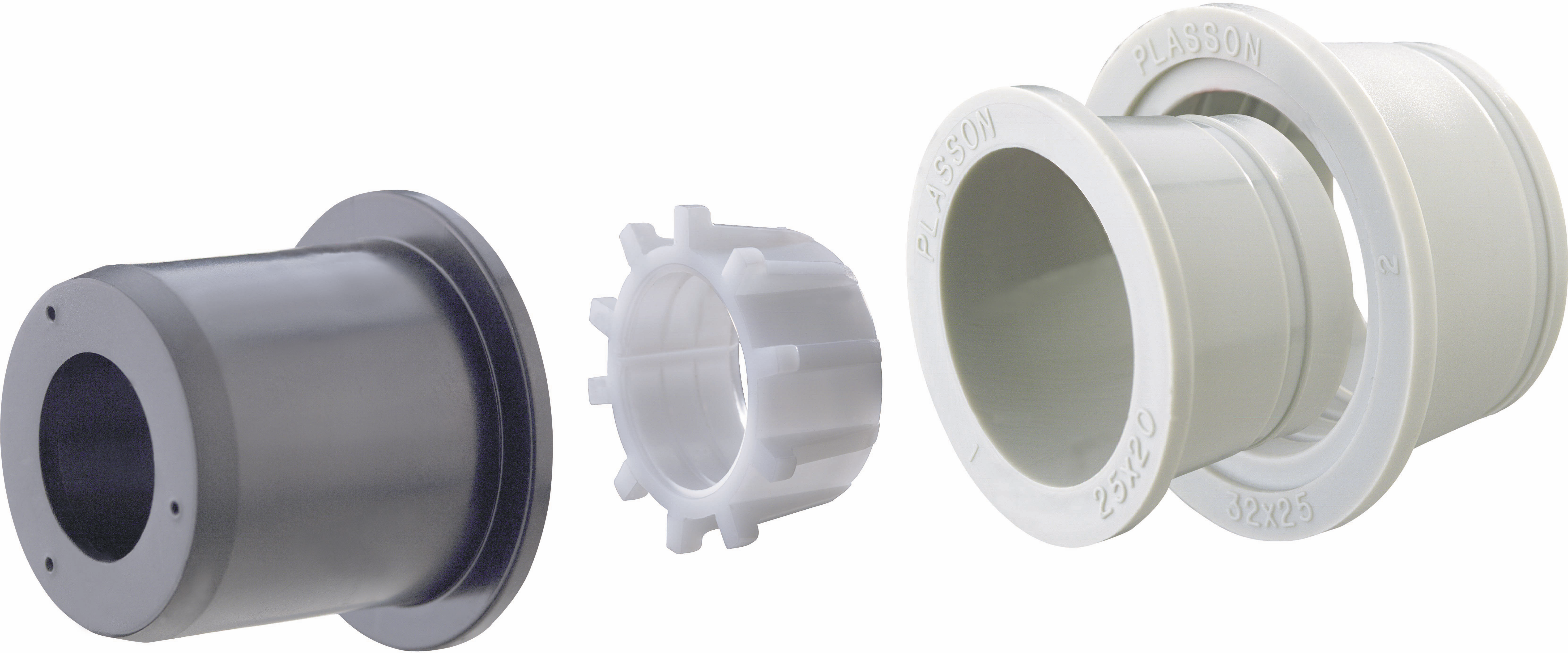 Reduktion-Set 7930 50/32mm - Plasson-Klemmfittinge