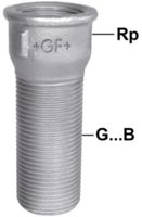 Langgewindemuffen +GF+ 536V