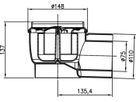 Ablaufkörper Easyflow DN 70/100 Kunststoff waagrecht 2700.05.00 - ACO Passavant Entwässerungstechnik