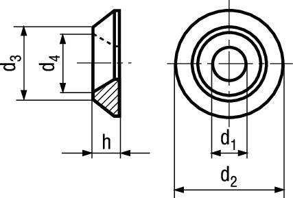 Scheiben 90° St vzb SN 213912 BN1277 M2,5 - Bossard Schrauben