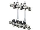 Edelstahlvert. SF m/Ventilen 1" 6 Heizkreise 140 55 56 - Oventrop Verteiler