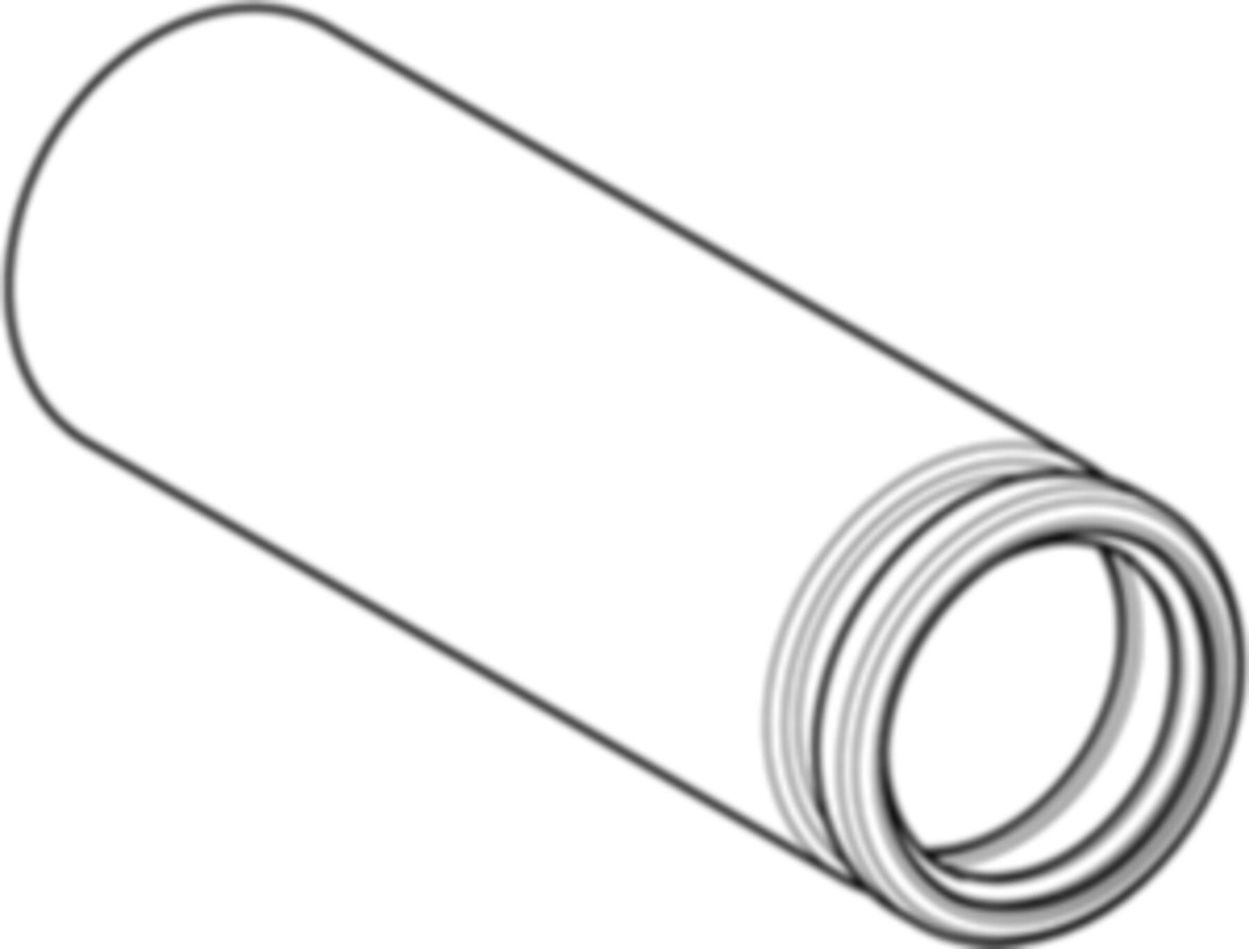 Wandklosett-Stutzen 366.887.16.1 d 90/ 90mm - Geberit-PE-Formstücke