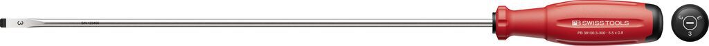 PB Schraubenzieher, SwissGrip Evo, Schlitz PB 38100,  Gr. 3, L=300mm - Schraubenzieher