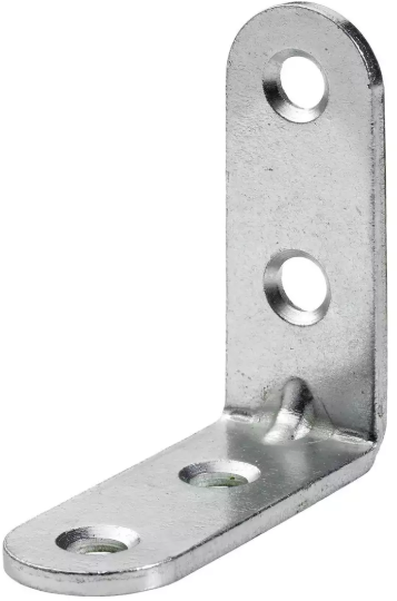 Hettich Stuhlwinkel verzinkt, 15 x 40 x 40mm, Stärke 2mm - Diverse Möbelbeschläge und Zubehör