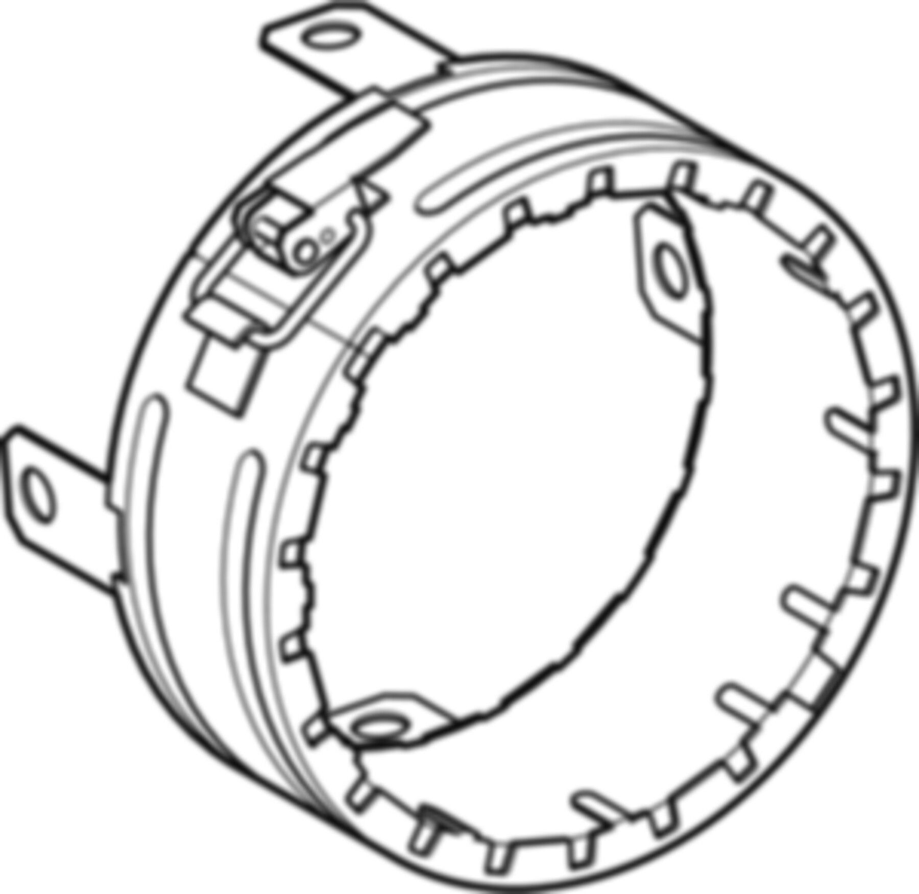 Brandschutzmanschette 90 mm Rohrschott90 Plus EN 348.302.00.1 - Geberit-Dämmung / Brandschutz