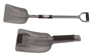Klapp-Schneeschaufel Blattgrösse 280 x 230mm, Totallänge 980 mm - Bauwerkzeuge