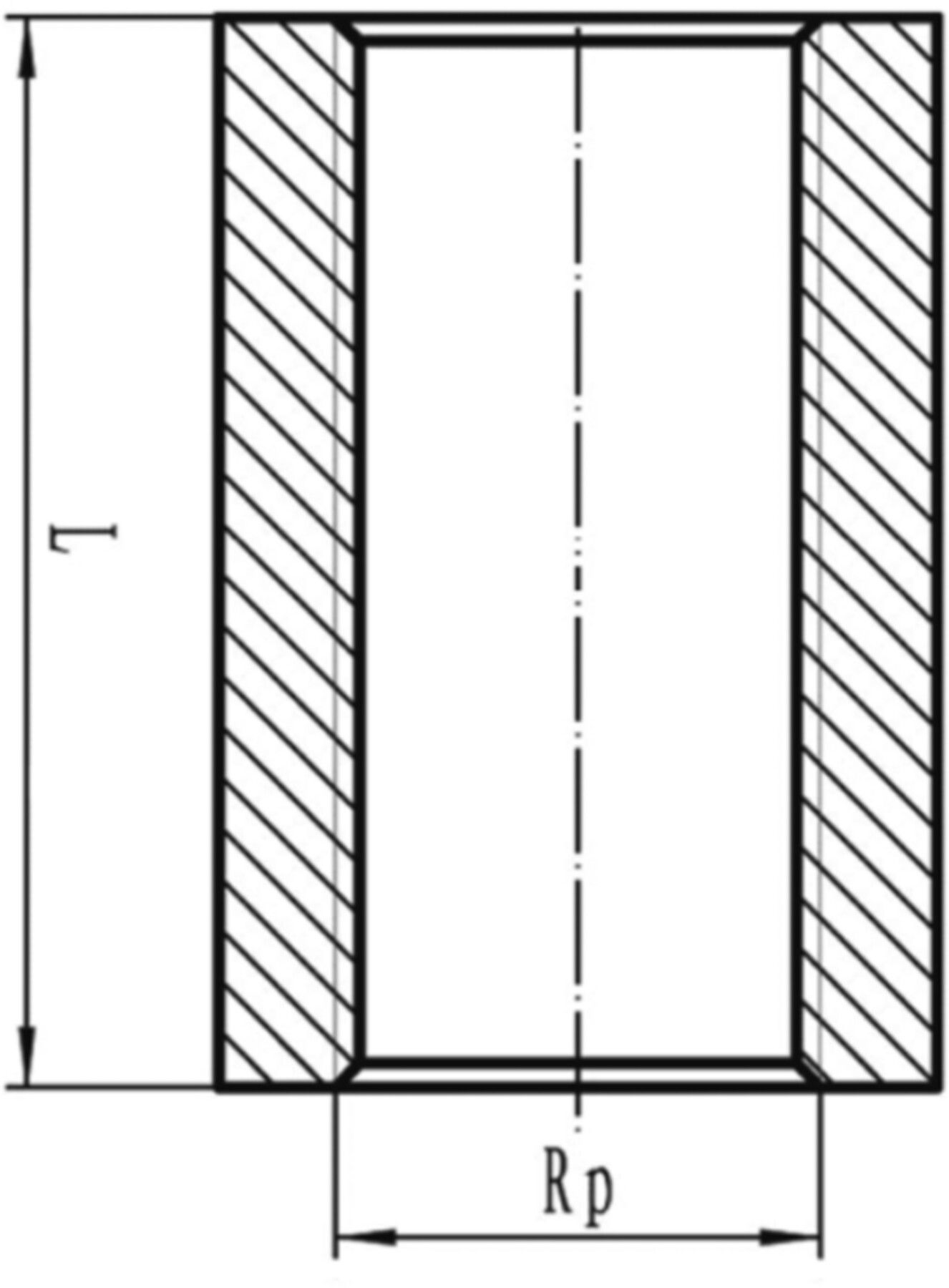 Schweissmuffe L=100 mm 3/4" schwarz - Schweissmuffe,Rohrkappe,Siederohrdeckel