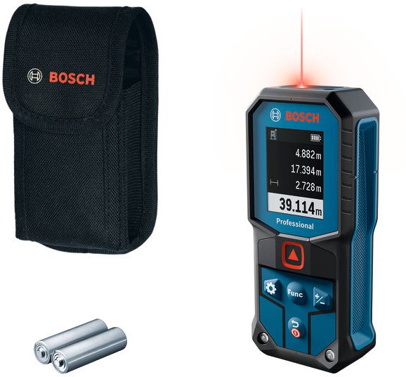 Bosch Laser-Entfernungsmesser GLM 40-31 - 40m , 2 x 1,5-V-LR6 (AA) , IP65 , roter laser - Bosch Elektrowerkzeuge
