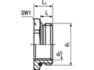 Redukt 6-kt M/M m O-Ring Ms vni BN22039 M32M16/6/OM - Bossard Schrauben