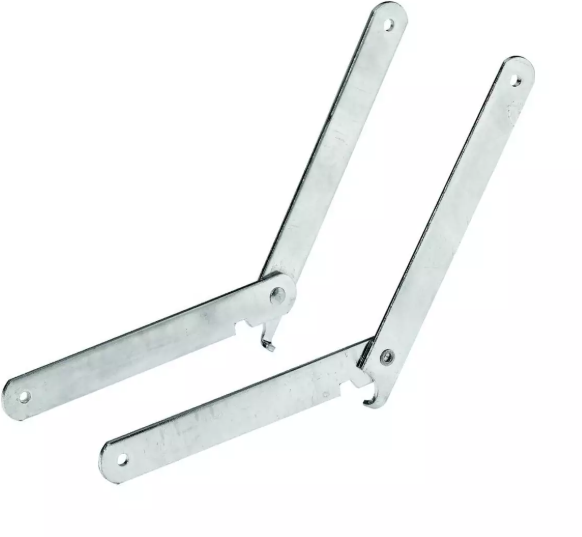 Hettich Klapphalter verzinkt, 150 x 15mm, für Bänke und Tische, à 2 St - Diverse Möbelbeschläge und Zubehör
