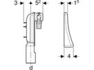 Fertigbau-Set Massivb. f. Unterputz-Sif. Waschmaschine und Tumbler 152.237.00.1 - Geberit-Sifon + Apparateanschlüsse