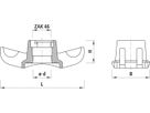 Universal-Anbohrschelle Zak für Gas 3524 - Hawle Hausanschluss- und Anbohrarmaturen
