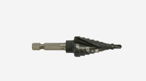 TIVOLY Stufenbohrer HSS tialN Shock Series Schaft 6.35 , 4-6-8-10-12-14-16-18-20 mm - Bohren
