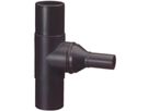 Tee reduziert PE100 S5 PN 16 d 140/110mm 753 201 090 - PE100 Stutzenformstücke langschenklig