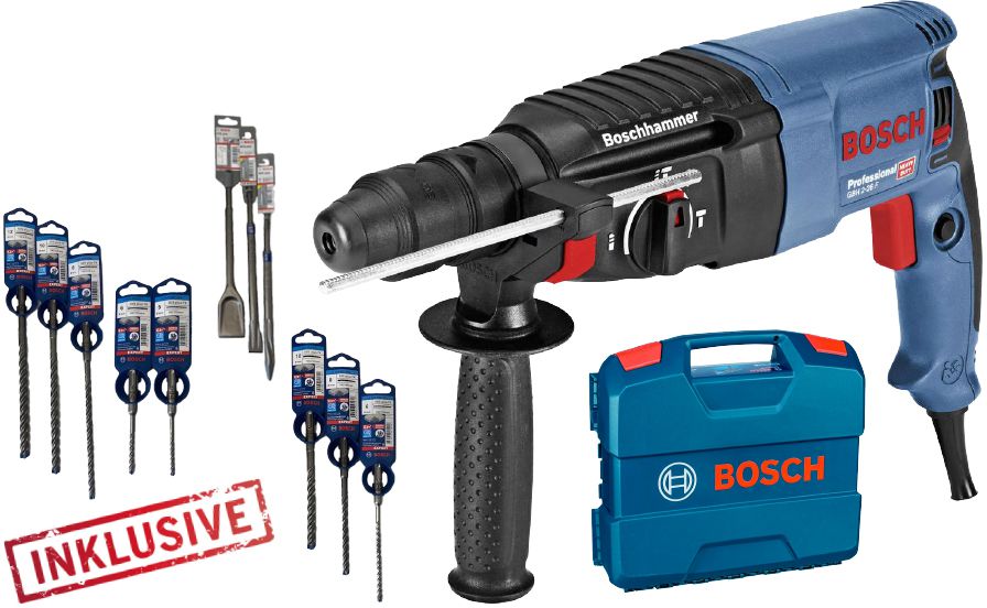 BOSCH Bohrhammer GBH 2-26 F SDS-plus inkl. EXPERT-Zubehör - Bosch Elektrowerkzeuge