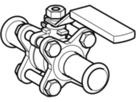 Kugelhahn geflanscht 42mm 92105 - Geberit Systemventile / Armaturen
