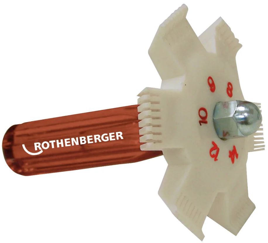 ROTHENBERGER Lamellenkamm 8-9-10-12-14-15mm für Wärmetauscher-Lamellen - Sanitärwerkzeuge