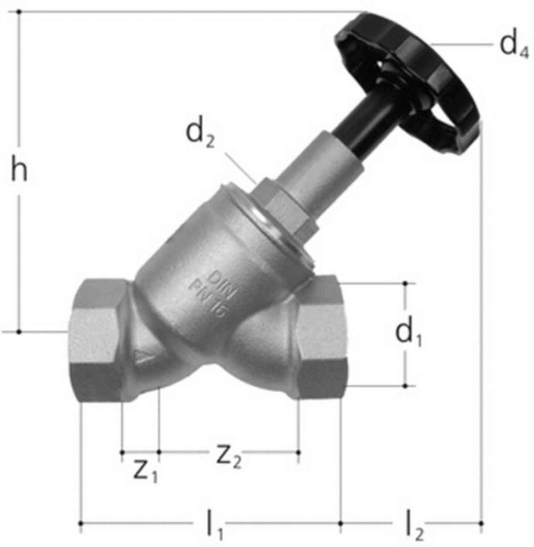 Schrägsitzventil 21/2" 5200.720 - JRG Armaturen