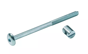 Hettich Verbindungsbeschlag Set verzinkt, M6 x 100mm, mit Kloben, à 4 Stk - Diverse Möbelbeschläge und Zubehör