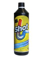 SHOT Abflussentstopfer Flasche à 1000ml, für Küche, Bad und WC - Reinigung