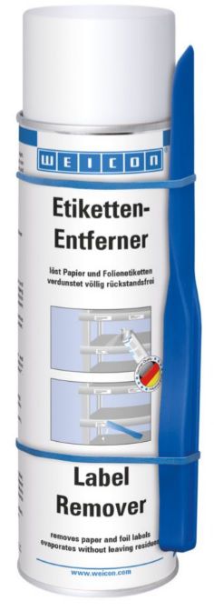 WEICON Etiketten-Entferner mit Spezial-Spatel, 500 ml - Kleben