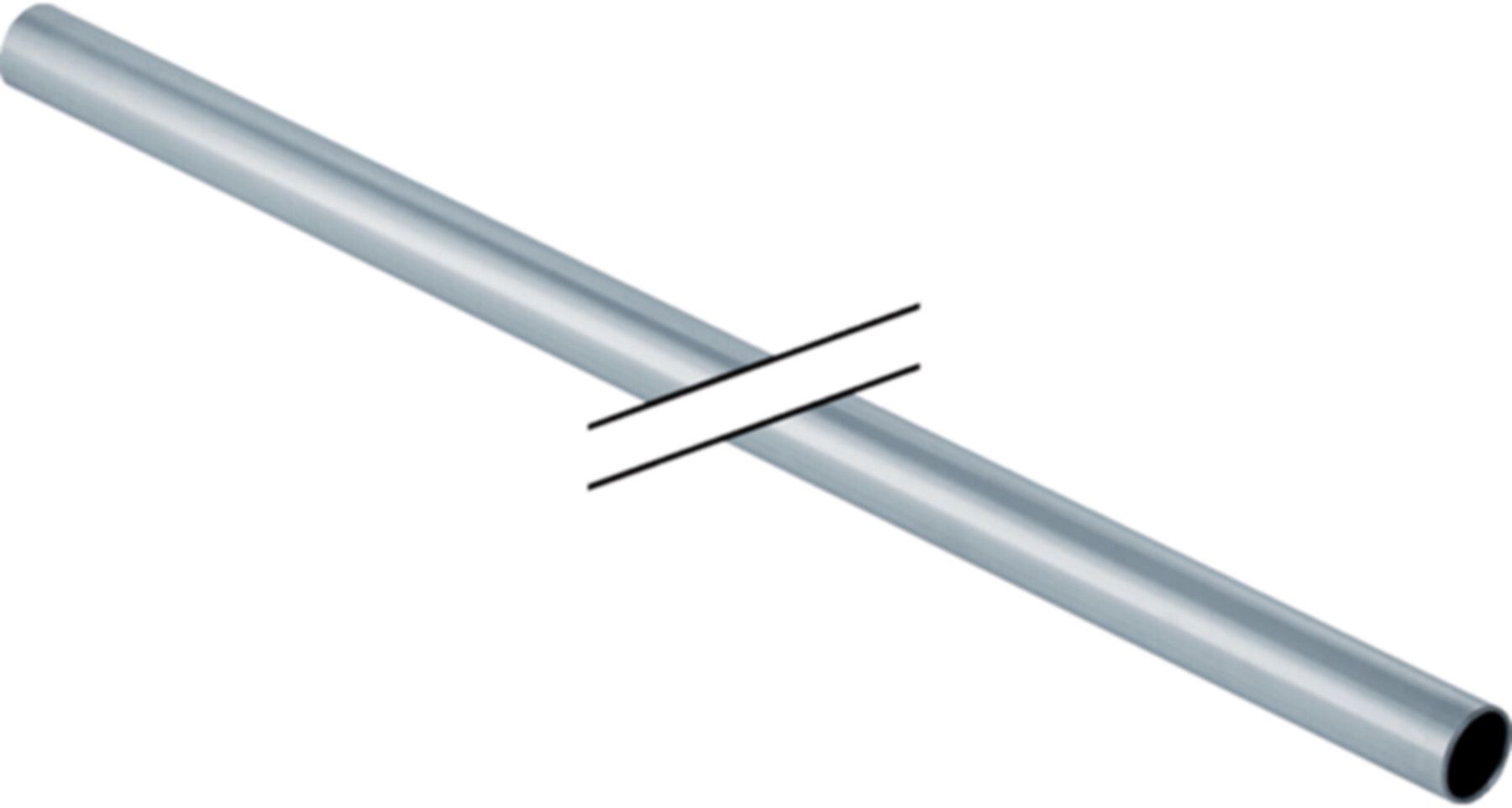 C-Stahlrohre verzinkt 12 x 1.2mm 29101 Stangen à 6m - Mapress-Heizungs-Rohre C-Stahl