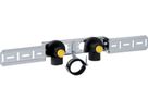 Anschlusswinkel 90° zweifach 153mm 1/2" für WT, abgesetzt, mit AG 632.871.00.2 - Geberit-Push Fit-Formstücke