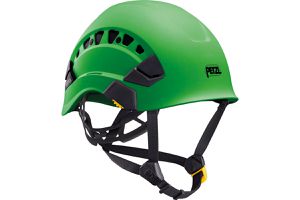 Schutzhelm PETZL VERTEX VENT, 53-63cm Grün, DUAL-Kinnband, Centerfit, Flip&Fit, 490gr. - Arbeitsschutz
