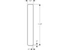 Montageplatte 16 x 111 x 3,2cm 461.138.00.1 nicht brennbar - Geberit-GIS