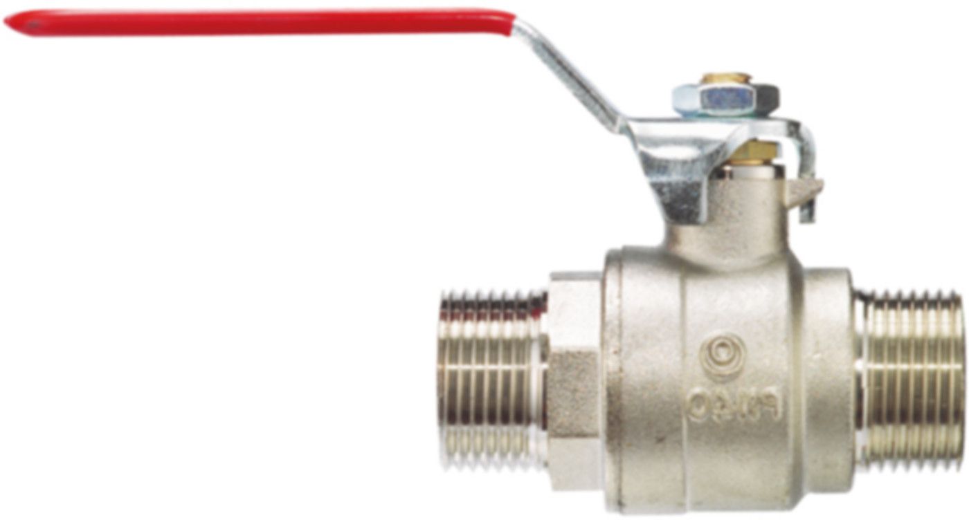 m/Knebelgriff AG/AG 1" 47 - HTP Kugelhahnen