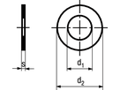 Distanzscheiben ~DIN 988 St BN748 60x72x0,5 - Bossard Schrauben