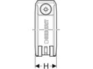 Fixpunktbefestigung 75mm 619.737.00.1 - Geberit FlowFit-Rohre/Formstücke