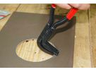 STUBAI Falzzange 90 gebogen 2822 , B=60mm , PVC Isolierung - Spenglerwerkzeuge