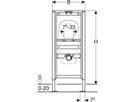 Duofix Urinal-Element 0-Liter Typ 112 111.668.00.1 - Geberit-Duofix