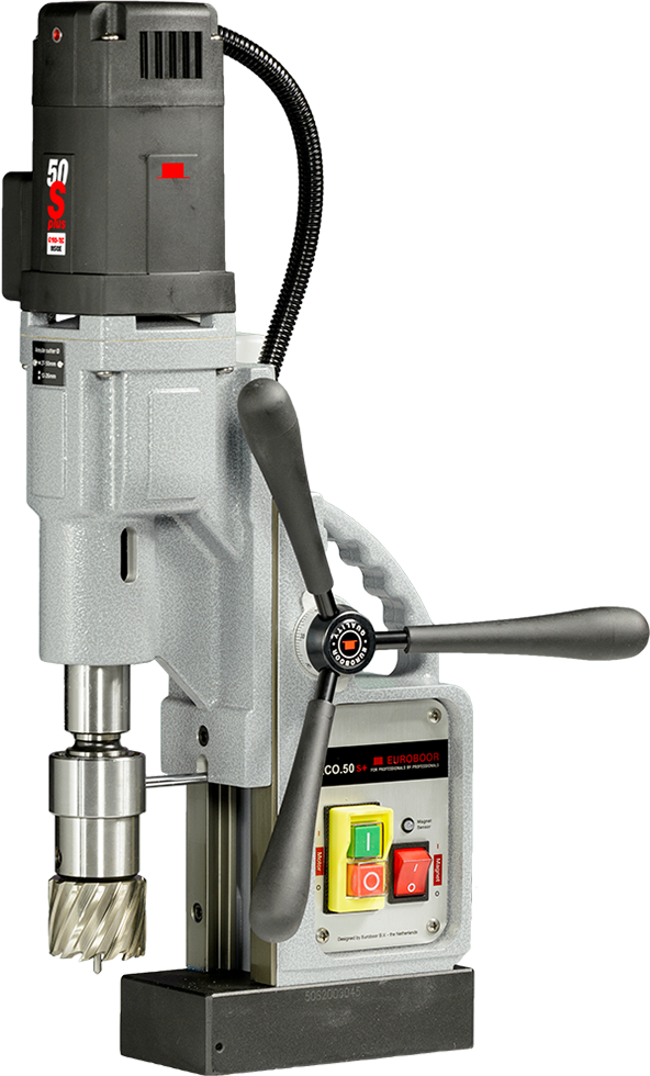 EUROBOOR Magnet-Kernbohrmaschine ECO.50S+ Ø12 - 50mm, 2 Gang - Euroboor Maschinen