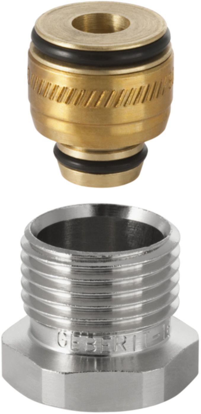 MeplaTherm Anschlussverschraubung m/AG 16mm-1/2" zu Danfoss 641.513.00.1 - Geberit-Mepla-Formstücke