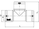T-Stück d 225mm 615 692 - Frialen Elektroschweissfittinge