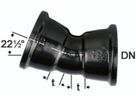 STM-Bogen 2M Fig. 2824a 22° DN 250 - Von Roll Steckmuffenformstücke