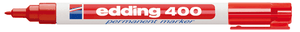 EDDING 400, Filzschreiber Rot, Schriftbreite 1.0mm - Auszeichnen