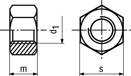 6-kt Mu ~1d St 8 vzb BN133 M6 - Bossard Schrauben