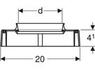 Schalungsschoner 110mm 310.915.00.2 - Geberit-Dämmung / Brandschutz