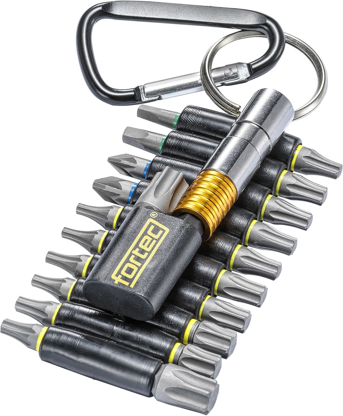 FORTEC Bitbox 22-tlg. Biteinsätze 1/4“, T10 - T50 - Steck- und Drehmomentschlüssel