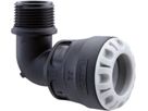 Steckmuffen-Winkel 90° mit AG 1085 d 50mm - 1 1/4" - Plasson-Steckfittinge