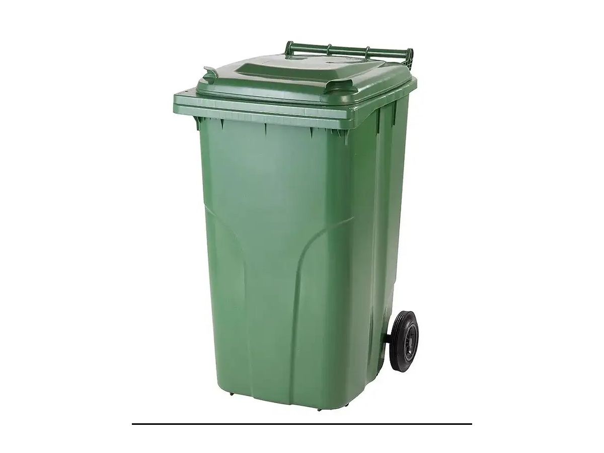 Kleincontainer aus Polyethylen 240l, grün - Schwarz Stahl AG, Lenzburg