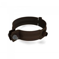Rohrschelle für Ablaufrohr, mit M10 Gewinde Ø60 mm, P.10 nussbraun 202806 - PREFA Dachentwässerungssysteme