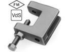 Trägerklammern KCK10 M8/M10 71537 Vertikal verstellbar - Flamco-Rohrschellen