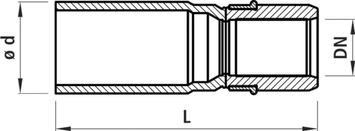 PE-Anschweissende BLS PE100 S5 4522 DN 80 / d 90mm - Hawle Armaturen