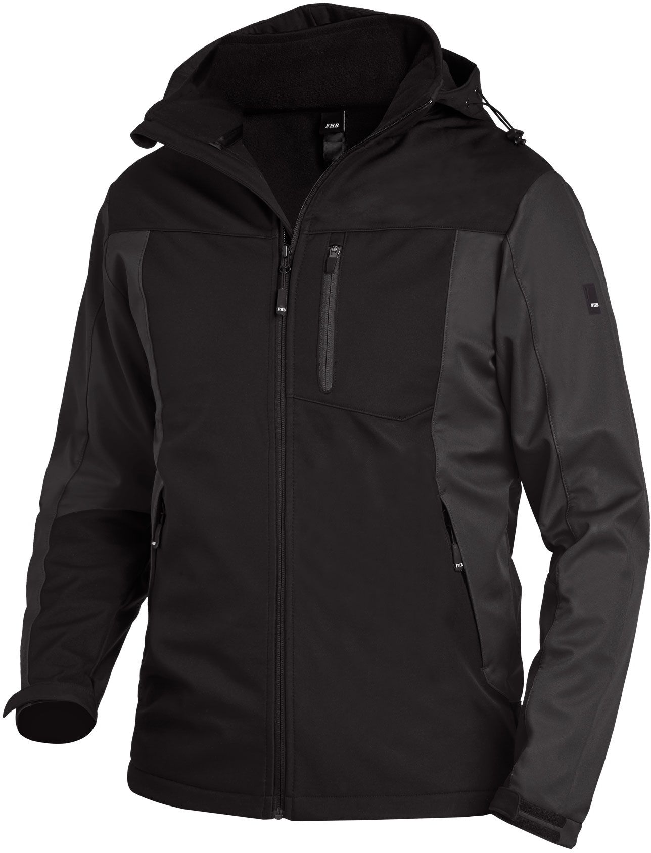 FHB JANNIK Softshelljacke anthrazit-schwarz Gr. 4XL - Textilien